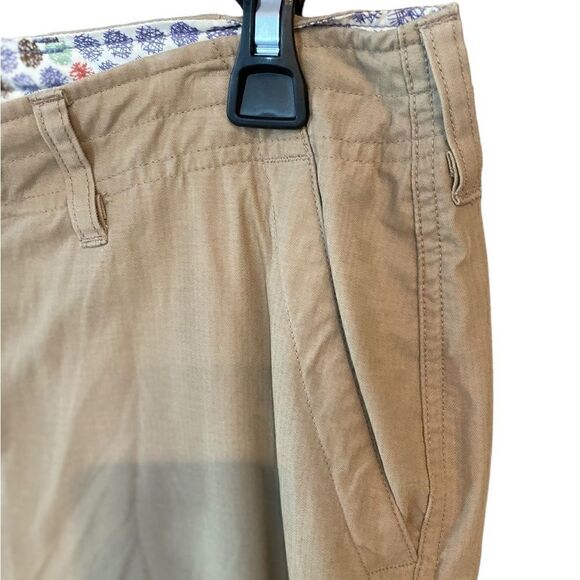 Horny Toad Sz 8 Khaki Outdoor Hiking Camping Pocket Lightweight Crop Pants - Picture 4 of 8